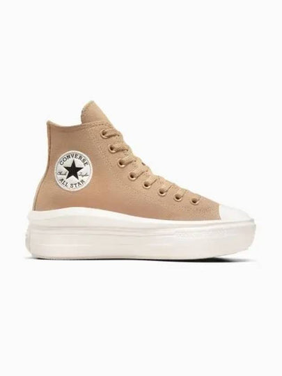 Chuck Taylor All Star Move Platform Suede High Top Sneakers Coffee Rum - CONVERSE - BALAAN 2