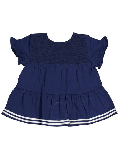 Polo Ralph Lauren Girls Rustic Navy Smocked Tiered Jersey Top, Size 6 - POLO RALPH LAUREN - BALAAN 2