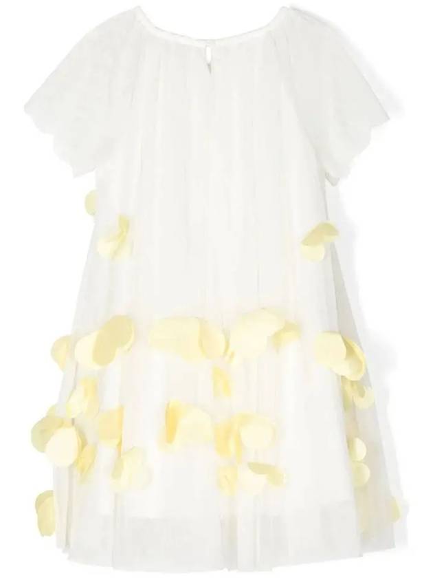 Kids Flower Patch Dress TS1G71 Z1119 102 - STELLA MCCARTNEY - BALAAN 3