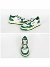 Women's Medalist Green Tab Leather Low Top Sneakers White - AUTRY - BALAAN 3