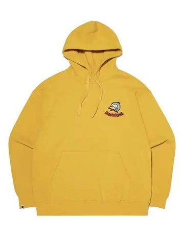 KODAK Trip Snow Washing Brushed Hooded Sweatshirt MUSTARD - KODO - BALAAN 1