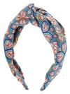 Silk Pegasus Hairband Blue - ETRO - BALAAN 4