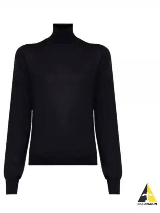 Women's Work In Progress Turtleneck Black - MAISON MARGIELA - BALAAN 2