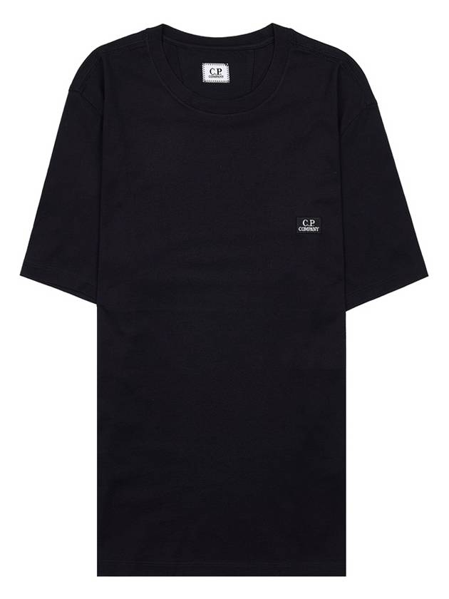 30/1 Jersey Logo Short Sleeve T-Shirt Black - CP COMPANY - BALAAN 11