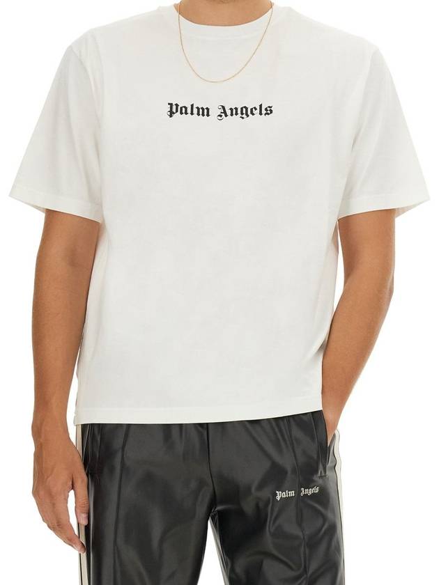 Palm Angels T-Shirt With Logo - PALM ANGELS - BALAAN 3