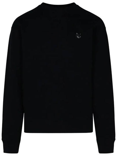 Bold Fox Head Cotton Sweatshirt Black - MAISON KITSUNE - BALAAN 2