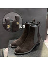 women ankle suede boots black - CHANEL - BALAAN 1