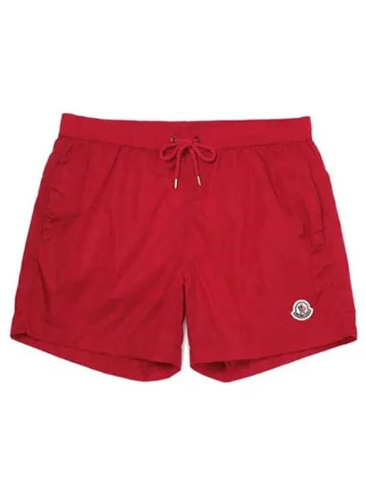 Logo Nylon Swim Shorts Red - MONCLER - BALAAN 2