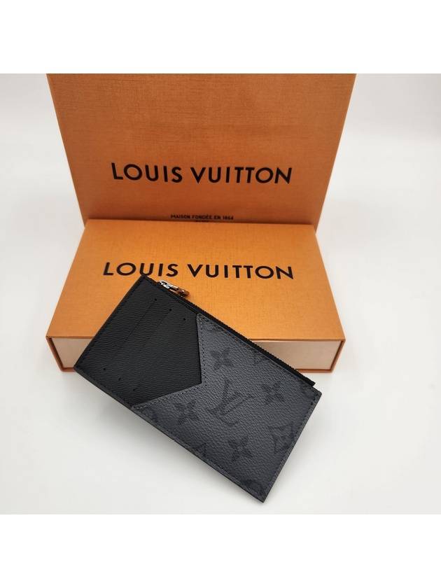 Monogram Coin Card Holder Black - LOUIS VUITTON - BALAAN 8