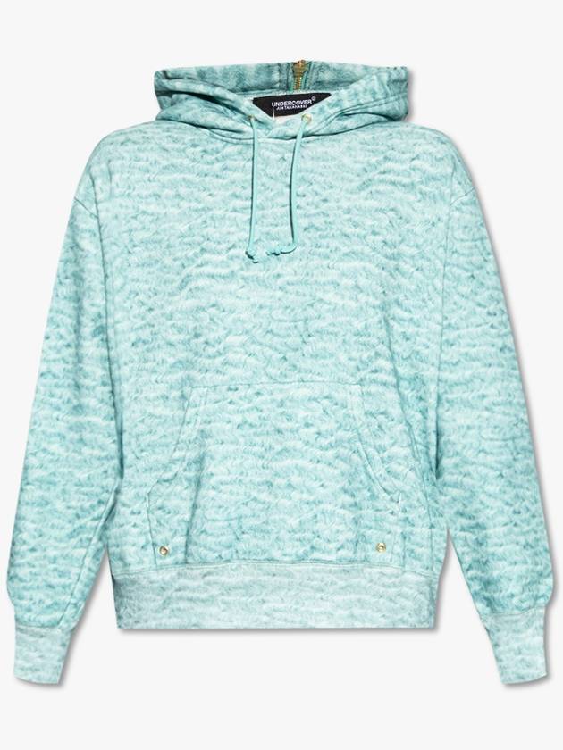 Undercover Hoodie With Pocket, Women's, Blue - UNDERCOVER - BALAAN 1