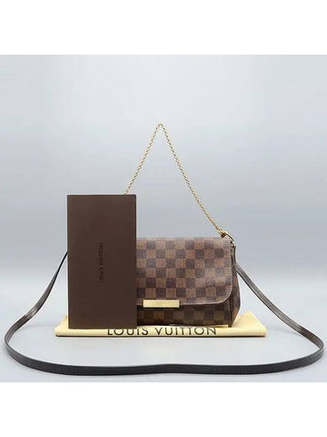 N41129 Damier Even Canvas Favorite MM 2WAY - LOUIS VUITTON - BALAAN 1