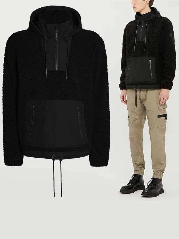 Cabin Shearling Anorak Black - MOOSE KNUCKLES - BALAAN 2