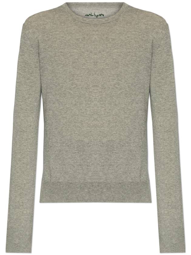 Yohji Yamamoto Sweater With Logo, Women's, Grey - YOHJI YAMAMOTO - BALAAN 1