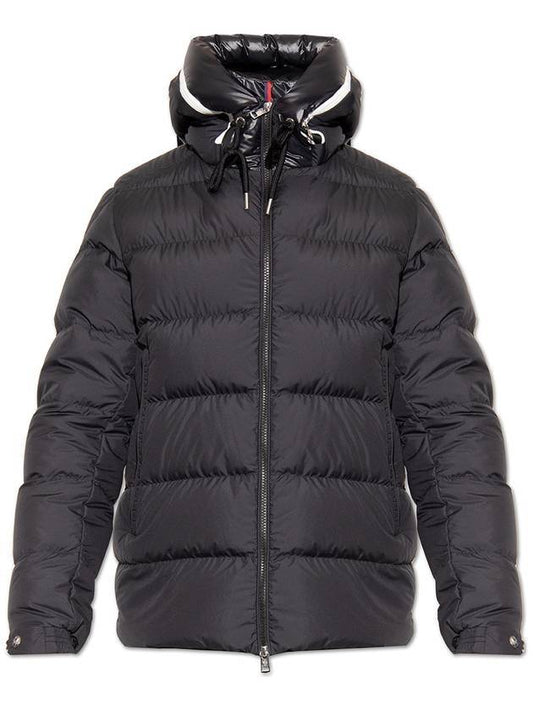 Cardere Quilted Hood Short Padded Black - MONCLER - BALAAN 1