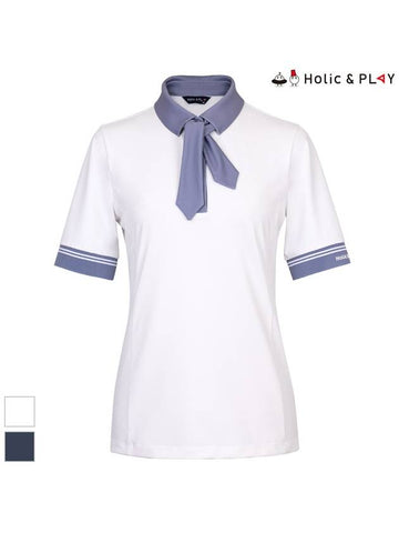 petite scarf point collar t-shirtHC2WTS008 - HOLIC&PLAY - BALAAN 1