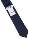 Men's Grosgrain Stripe Tie Dark Navy - THOM BROWNE - BALAAN 7