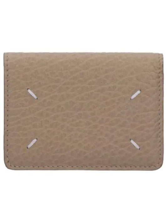 Stitched grain leather tri fold wallet Vichy - MAISON MARGIELA - BALAAN 1