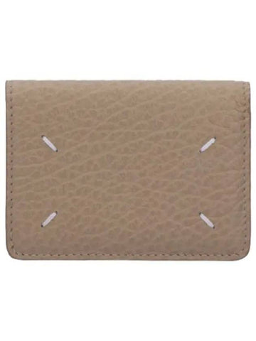 Stitched grain leather tri fold wallet Vichy - MAISON MARGIELA - BALAAN 1