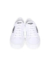 Triangle Logo Cassetta Wheel Low Top Sneakers White - PRADA - BALAAN 2