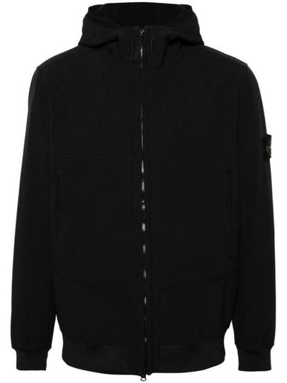 Technology Recycled Polyester Hooded Jacket Black - STONE ISLAND - BALAAN 2