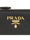 Saffiano Card Wallet Black - PRADA - BALAAN 6