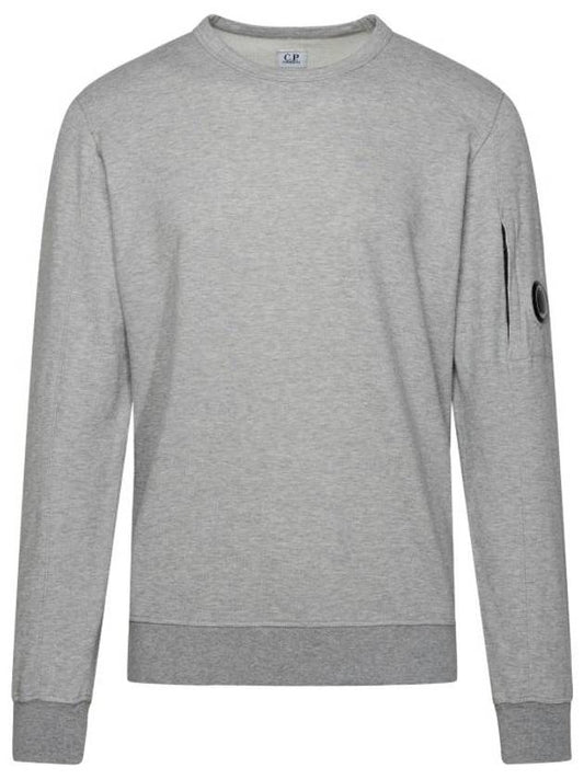 Light Fleece Sweatshirt Grey - CP COMPANY - BALAAN 1