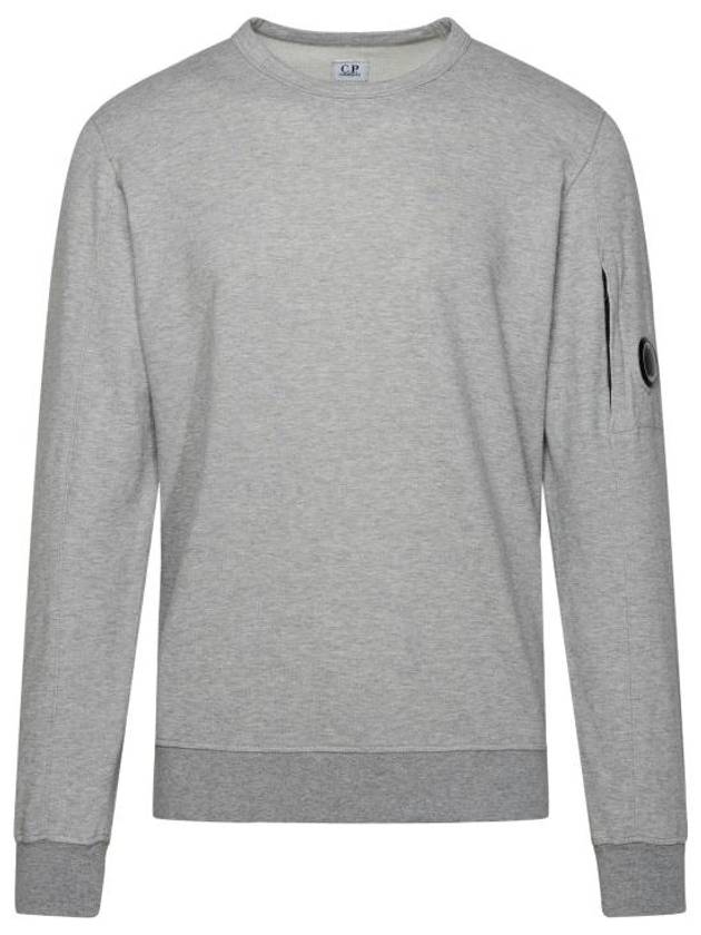 Light Fleece Sweatshirt Grey - CP COMPANY - BALAAN 1