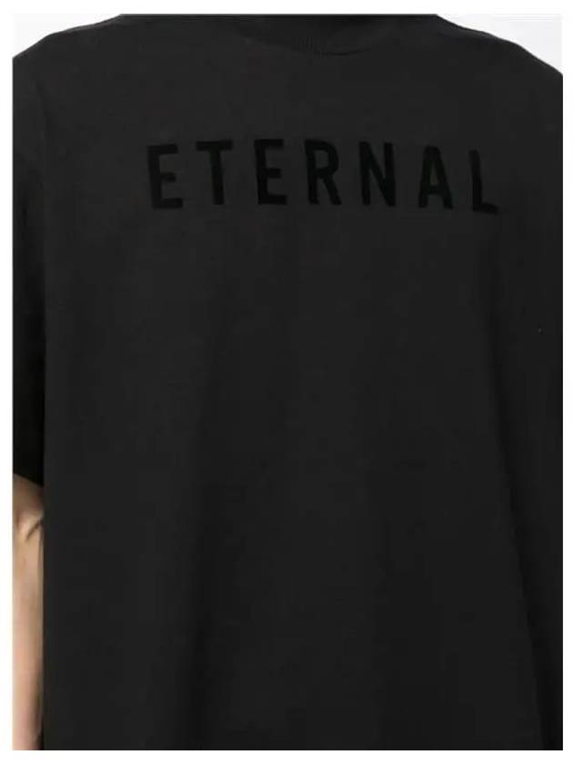 Eternal Crew Neck Cotton Short Sleeve T-Shirt Black - FEAR OF GOD - BALAAN 9