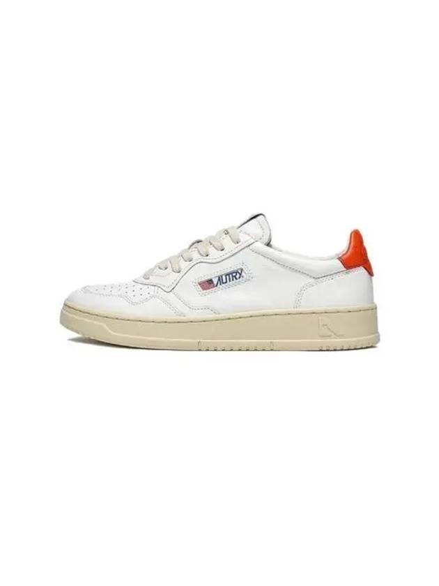 Medalist Orange Tab Low Top Sneakers White - AUTRY - BALAAN 8