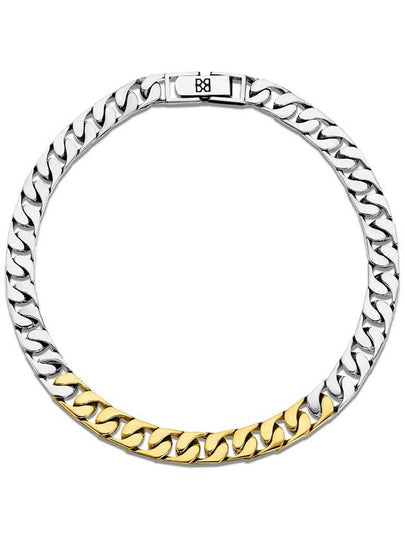 Curve Chain Combination Chain Bracelet Silver - BE/GINS - BALAAN 2