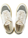 Medalist Grey Suede Low Top Sneakers White - AUTRY - BALAAN 3