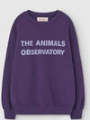 Kids Violet Leo Sweatshirt F24124 195BG - THE ANIMALS OBSERVATORY - BALAAN 2