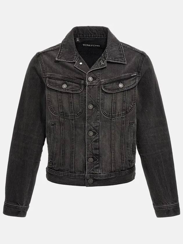 Denim Jacket Black - TOM FORD - BALAAN 4