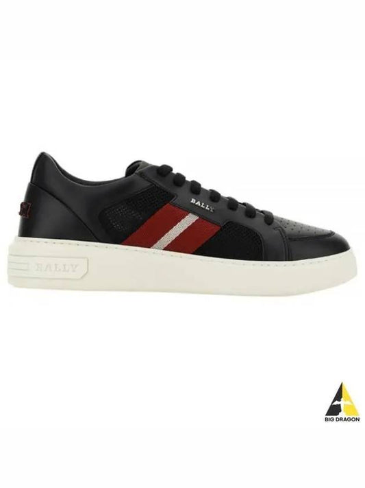 Men's Melys Low Top Sneakers Black - BALLY - BALAAN 2