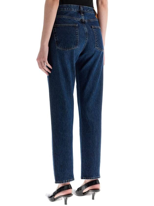 Twist Seam Straight Jeans Blue - TOTEME - BALAAN 4