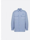 Overshirt Cotton Jacket Blue - DIOR - BALAAN 2