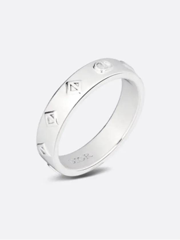 CD Diamond Ring Silver - DIOR - BALAAN 2