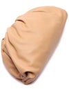 Dumpling Small Leather Clutch Bag Almond - BOTTEGA VENETA - BALAAN 6