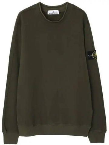 Stretch Cotton Fleece Mock Turtleneck Sweatshirt Regular Fit Men s Long Sleeve T Shirt - STONE ISLAND - BALAAN 1