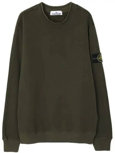 Stretch cotton fleece mock turtleneck sweatshirt regular fit - STONE ISLAND - BALAAN 1