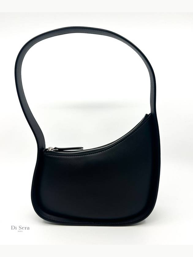 Half Moon Leather Shoulder Bag Black - THE ROW - BALAAN 2