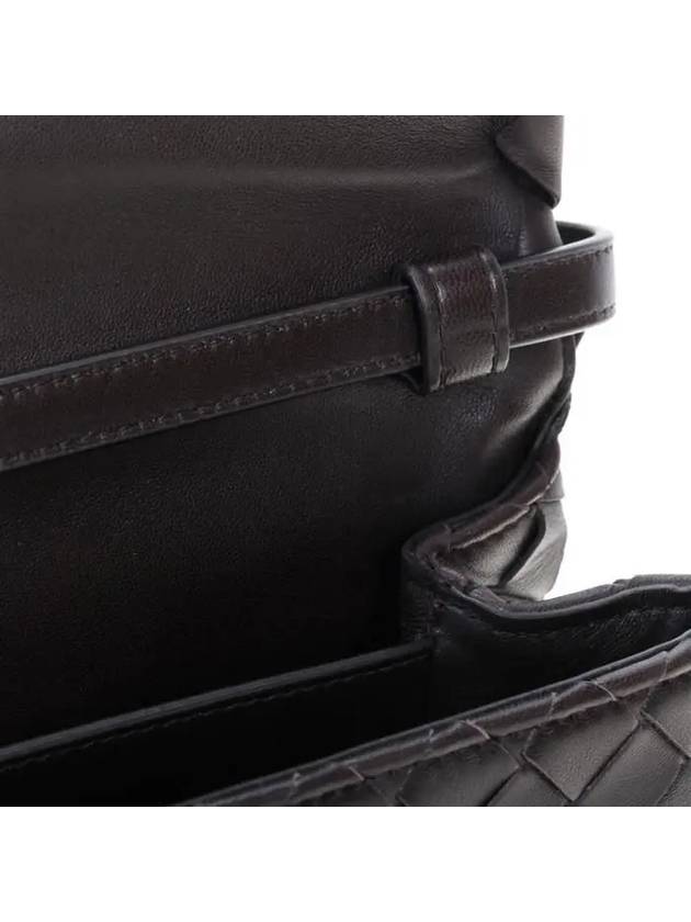 Intrecciato Leather Shoulder Bag Black - BOTTEGA VENETA - BALAAN.