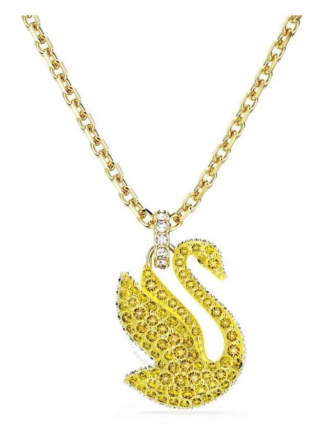 Swarovski Yellow Swan Pendant Necklace - SWAROVSKI - BALAAN 2