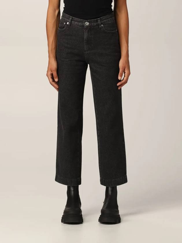 Jeans Women's New Sailor Jeans Recycled Black Denim Black Blue COERO F09131 - A.P.C. - BALAAN 2