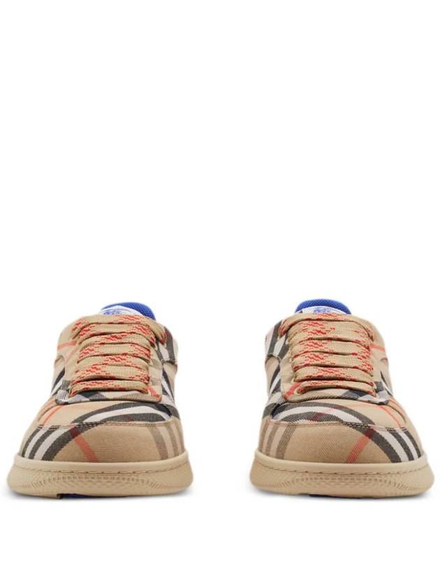 Terrace Check Low Top Sneakers Beige - BURBERRY - BALAAN 3