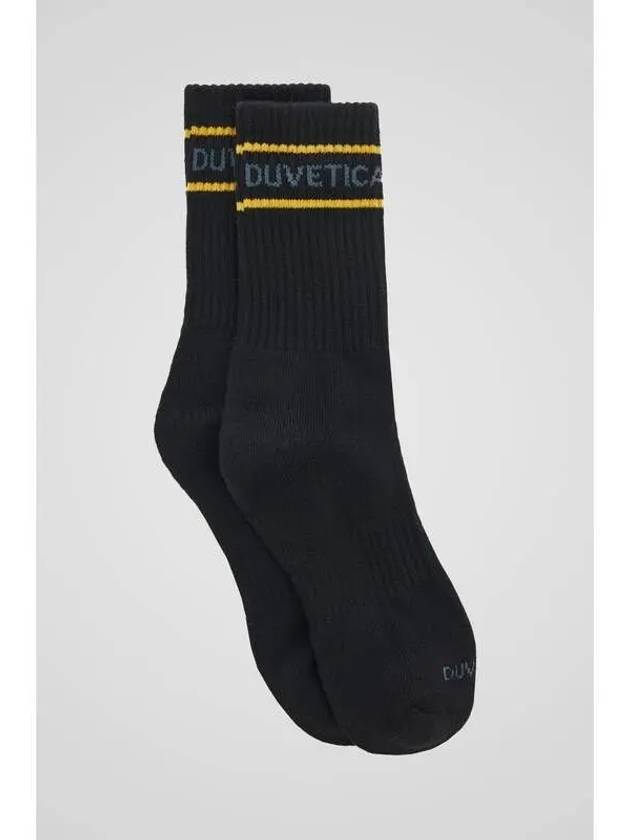 E Tree M Black Unisex Socks - DUVETICA - BALAAN 1