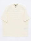 Heavy Jersey Logo Short Sleeve T-Shirt White - EMPORIO ARMANI - BALAAN 3