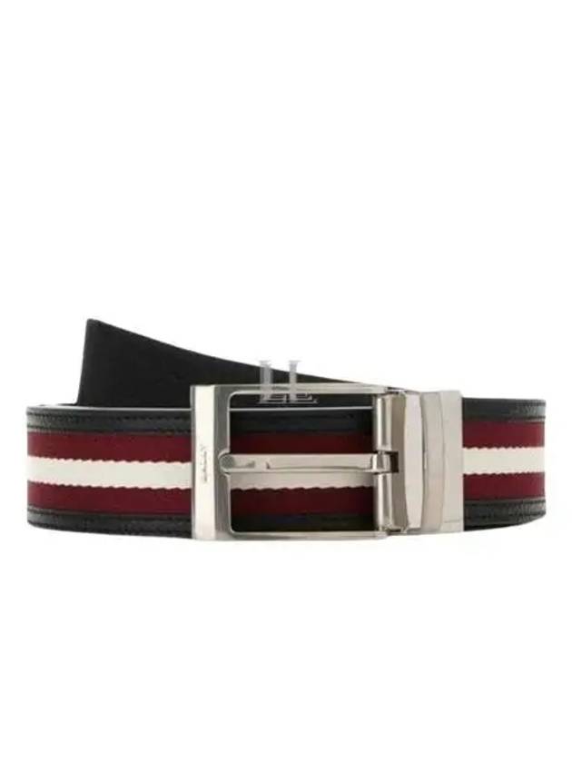 Shiffie 35 Reversible Leather Belt Black Red - BALLY - BALAAN 2