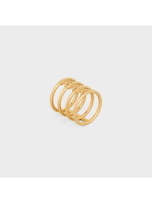 Triope Cage Ring Gold 460YB6BRA 35OR - CELINE - BALAAN 2