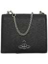 Logo Chain Half Wallet Black - VIVIENNE WESTWOOD - BALAAN 2